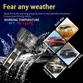 VIONTREX mounted in fog light housing illustrating low-beam spread and reduced glare