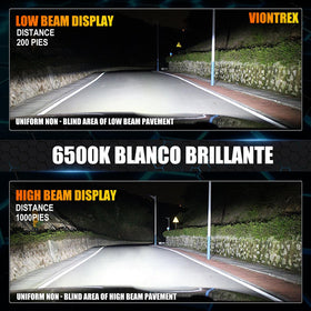 VIONTREX bulbs on Super Duty driving on highway demonstrating clarity