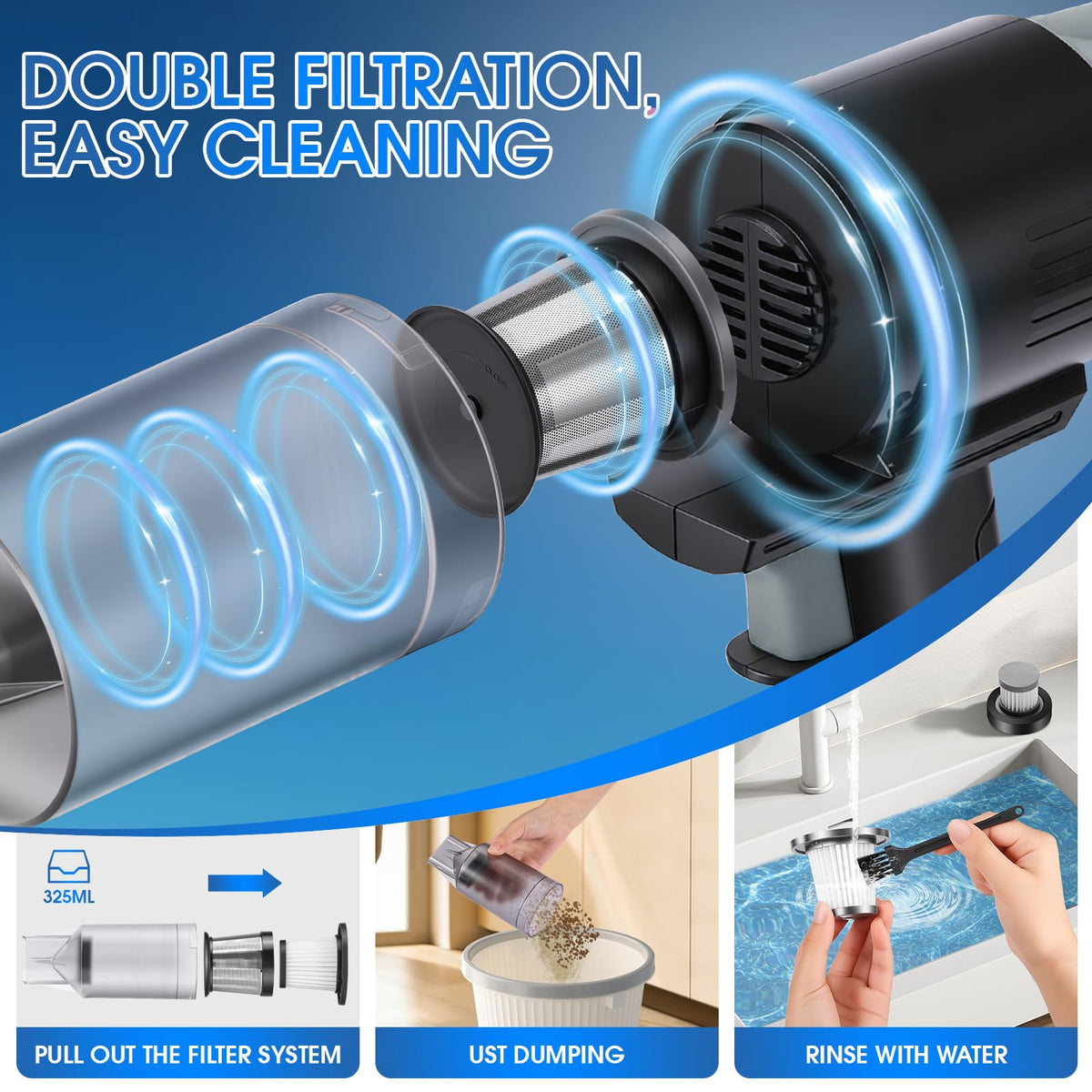 vioview cleaning gel applied to air vent reaching tight crevices benefit