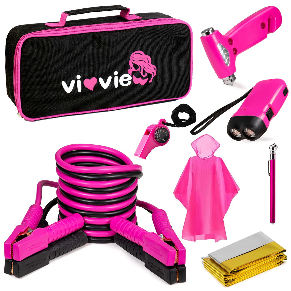 vioview kit front packaging showing contents and compact bag, easy identification
