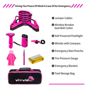 vioview storage bag open with organized compartments, keeps tools accessible
