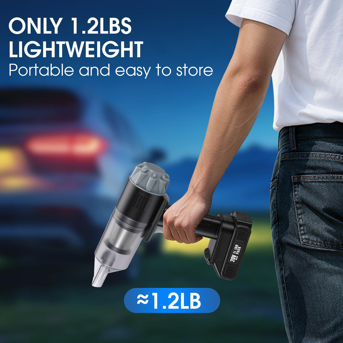 vioview vacuum cleaning car seat removing pet hair and crumbs efficiently