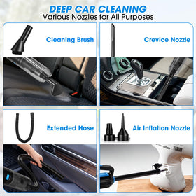 vioview rotating windshield cleaner being used to remove streaks for clearer visibility