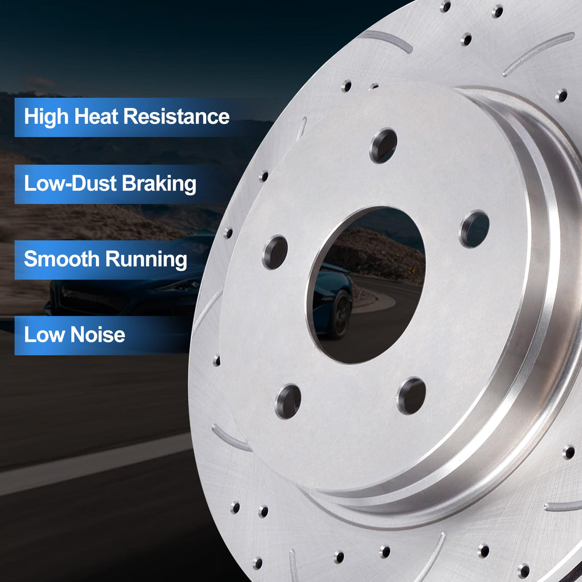 VIPCAR rotor installed on Ram 1500 hub demonstrating direct-fit and alignment