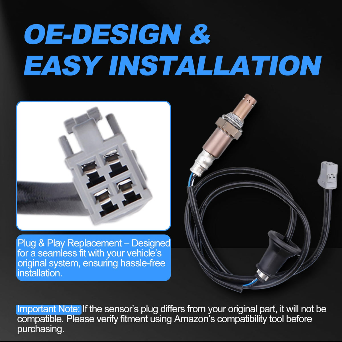 Vipcar sensor thread with pre-coating for faster, sealed installation