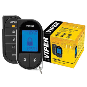 Viper transmitter front view showing buttons and compact design benefit