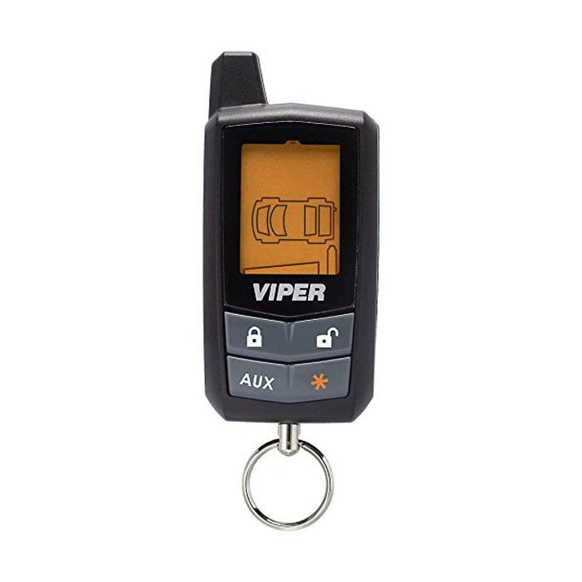 Viper 7345V LCD close-up displaying icons and clear status feedback
