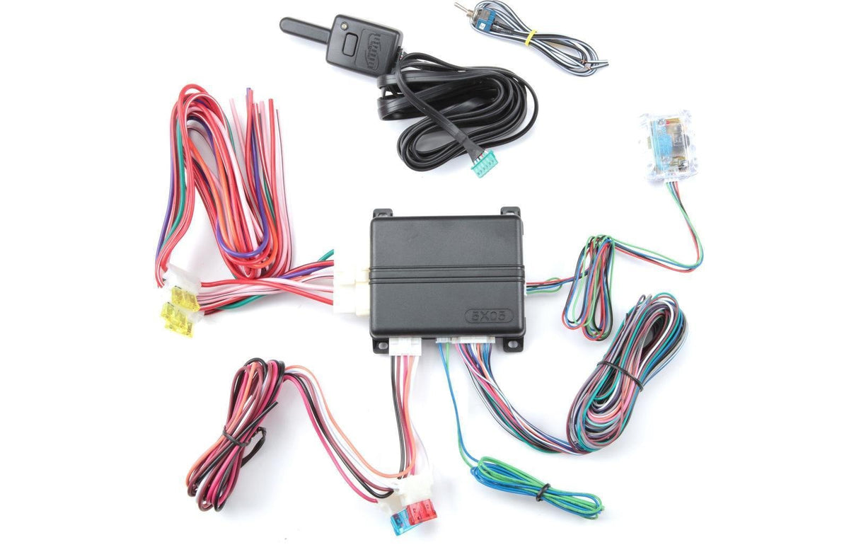 Viper control module detail with connectors for secure alarm and start