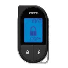 Viper 7756V remote in hand demonstrating size and ergonomic grip benefit