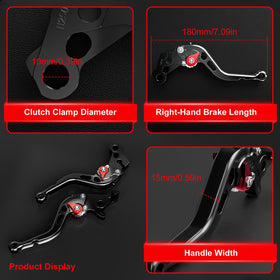 Viproad folded lever profile demonstrating compact clearance and safety benefit