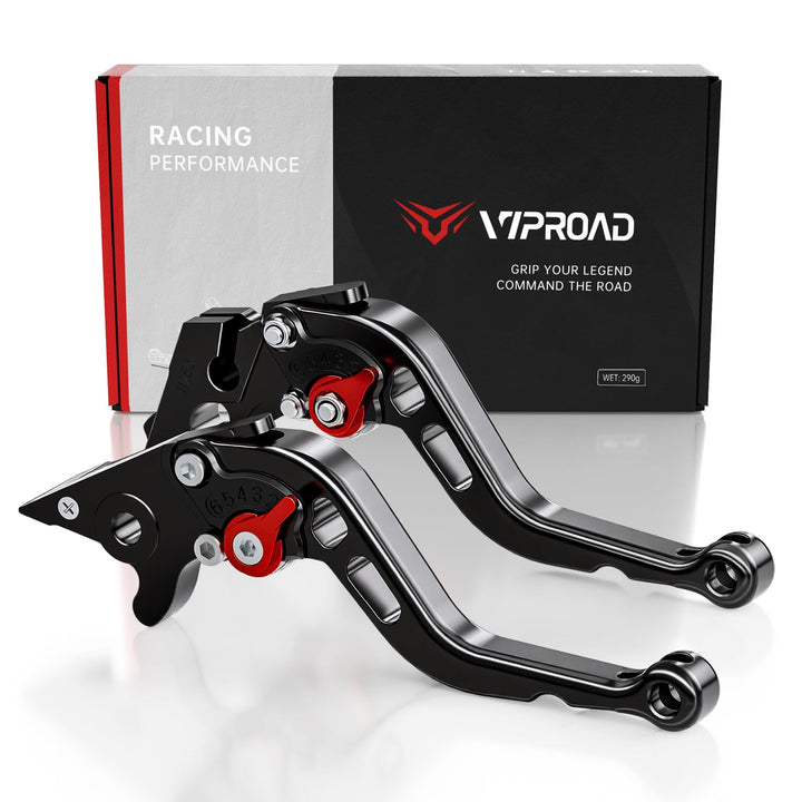 Viproad front levers package showing kit and mounting hardware for easy installation