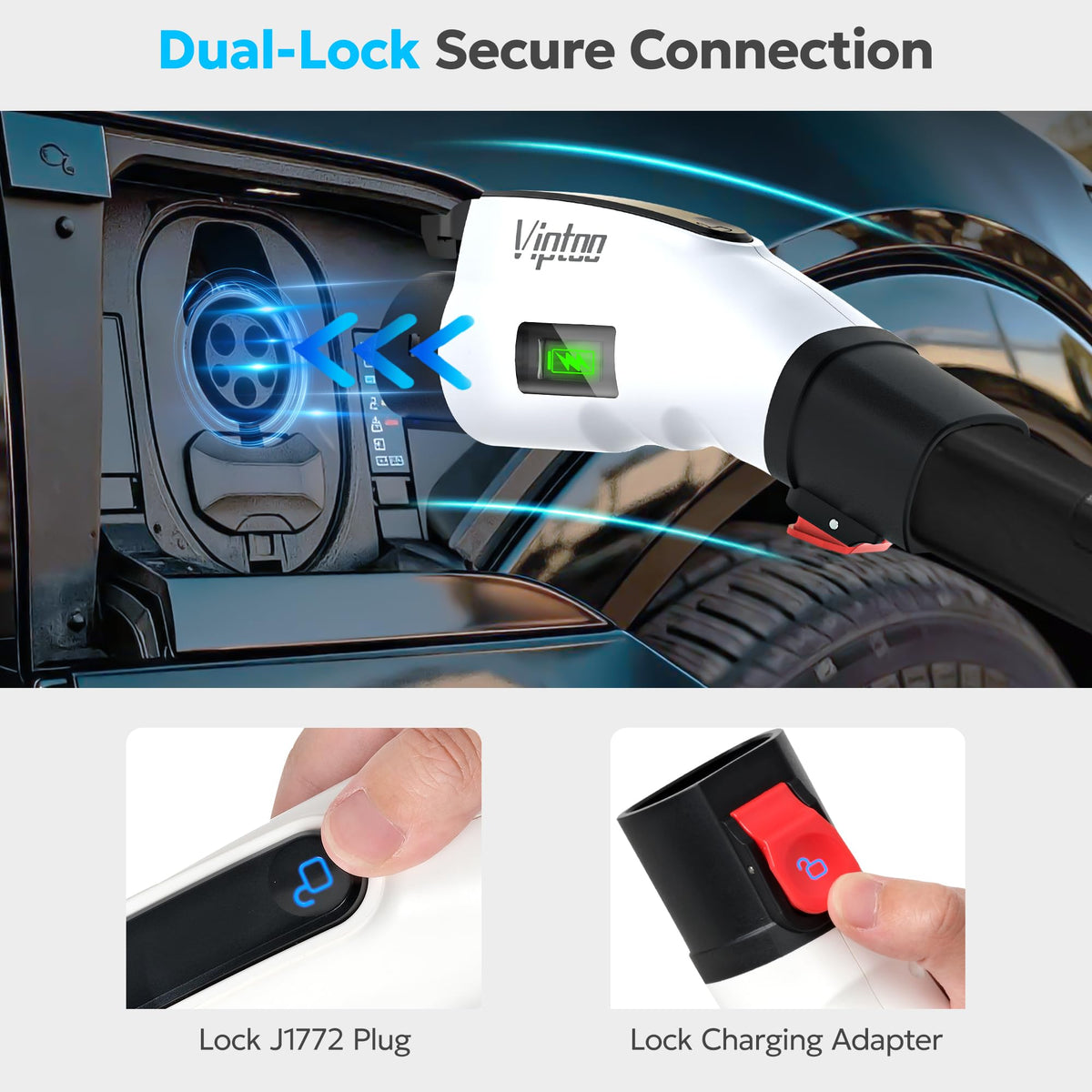 VIPTOO adapter in hand illustrating compact size and easy portability
