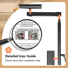 Virego bracket mounted on seat edge demonstrating secure installation benefit