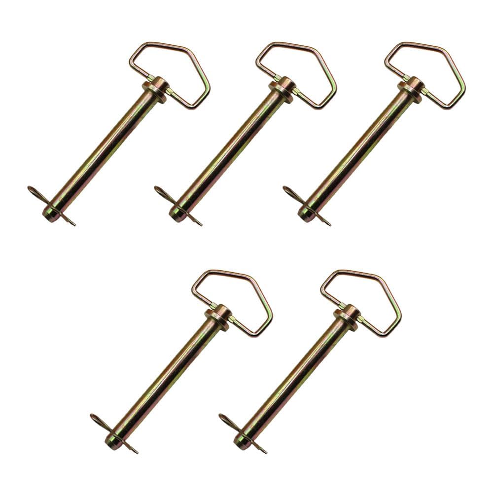 VIRTIONZ hitch pin installed in tractor drawbar demonstrating reliable fastening on equipment