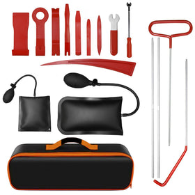 Visberius packed kit front view showing tools and bag for easy transport