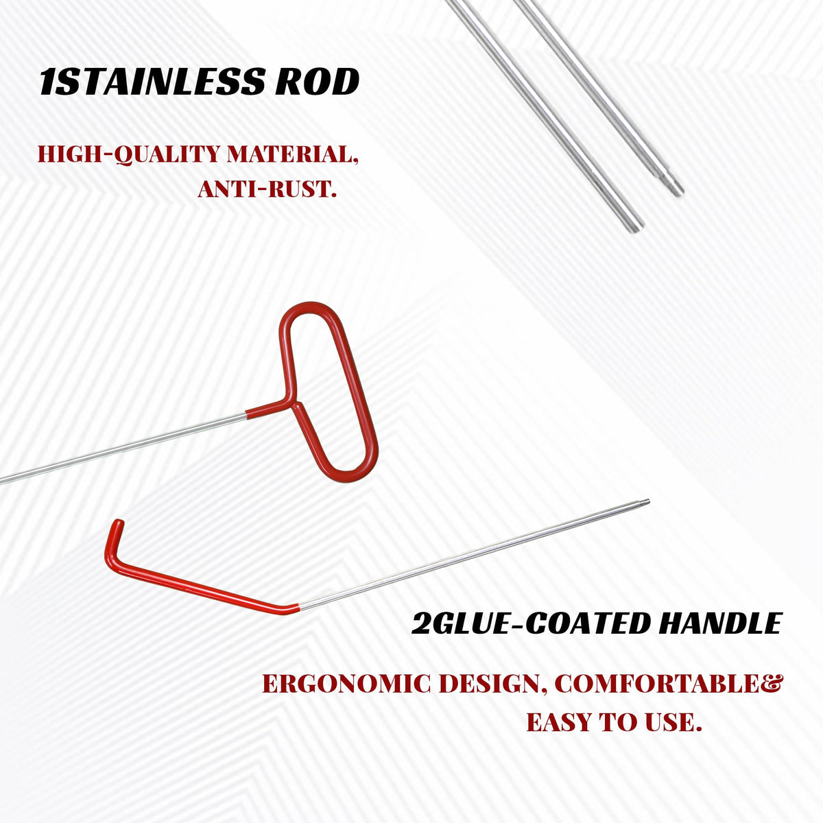Visberius assortment of hook tips close-up showing versatile engagement options