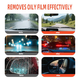 Vitacamy cleaning brush head detail showing stiff bristles that lift oil film effectively