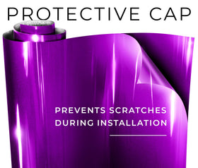 VViViD applied on mirror cap demonstrating easy conforming benefit