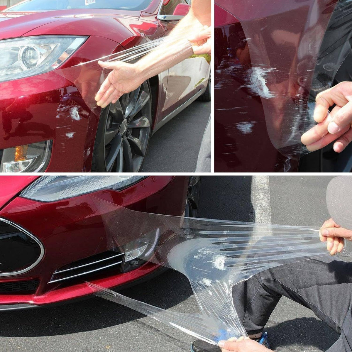 VViViD applied to door edge showing precise fit and paint preservation benefit