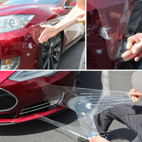 VViViD applied to door edge showing precise fit and paint preservation benefit