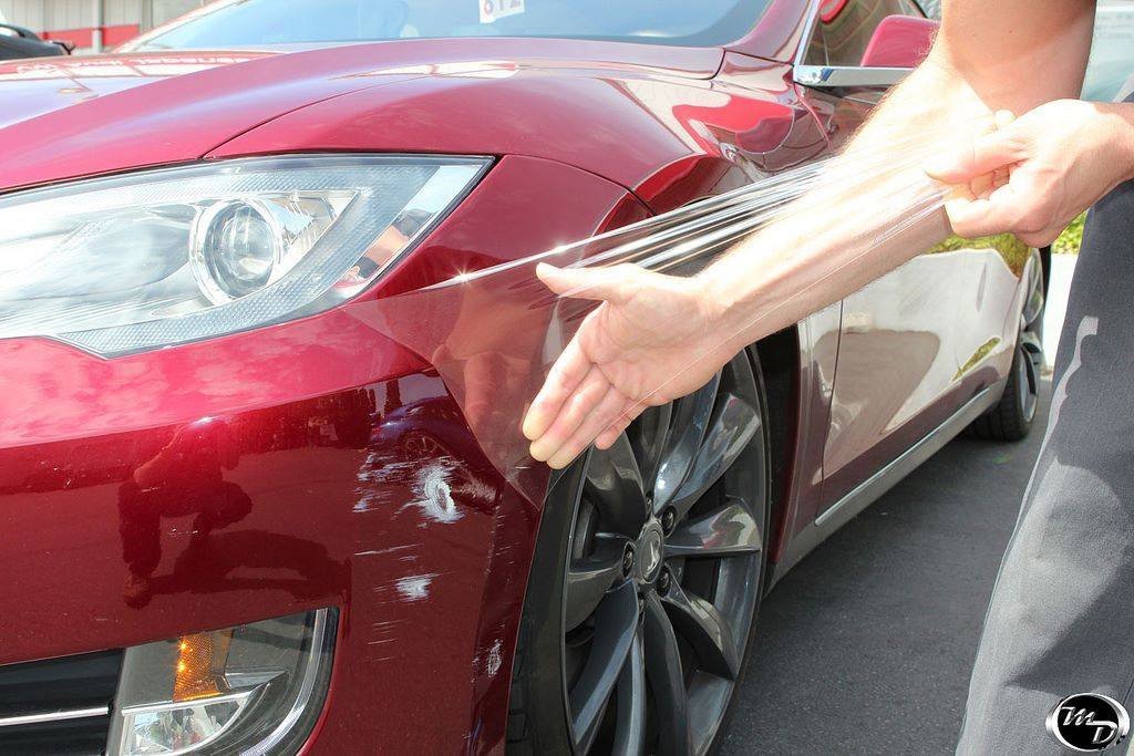 VViViD installed on car hood preserving paint and restoring factory shine benefit