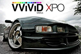 VViViD wrapped car trim lifestyle shot showing premium gloss enhancing vehicle styling