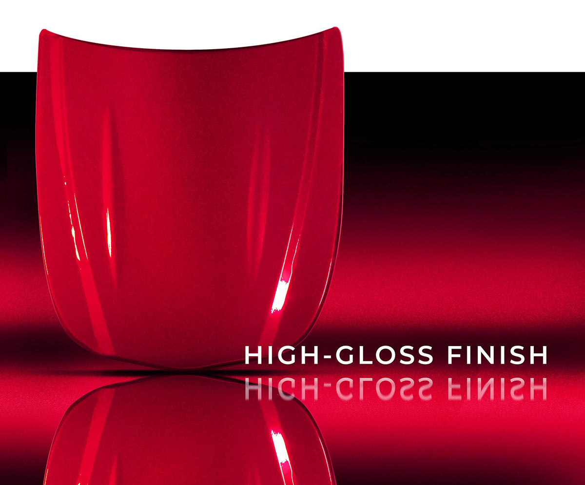 VViViD candy red accent on car showing high-impact color upgrade benefit