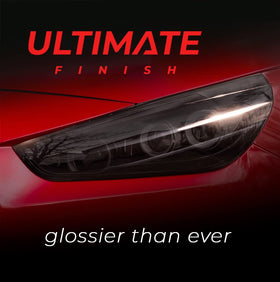 VViViD close-up gloss texture showing smooth finish and paint-like appearance