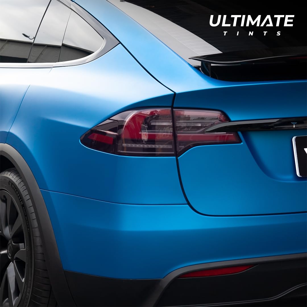 VViViD finished taillight showing subtle smoke and surface protection benefit