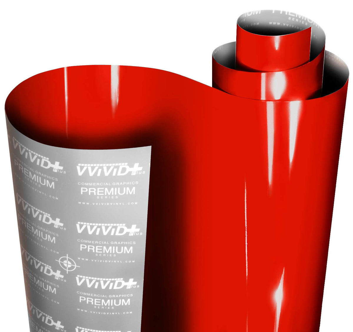 VViViD front packaging showing racing red roll and benefits