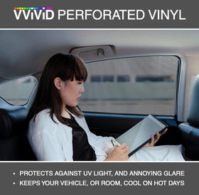 VViViD on a retail storefront showing merchandise protection and privacy benefit