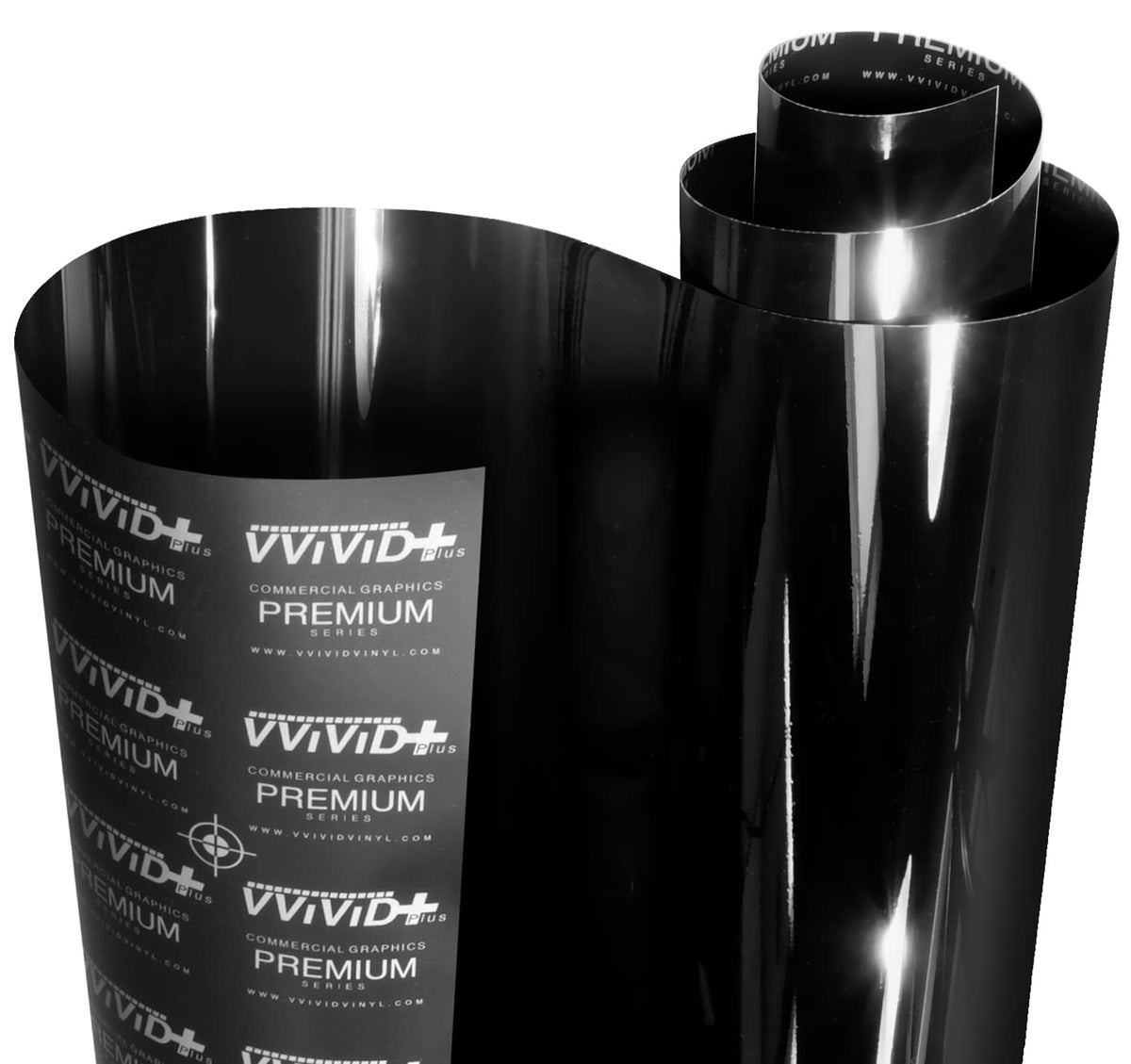 VViViD Ultra Gloss front packaging showing full-sheet size and branding benefit
