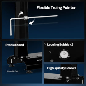 VIVOHOME wheel weights and hex wrenches laid out for quick balancing benefit