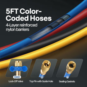 VIVOHOME accessory kit overview including couplers taps adapters for versatile use