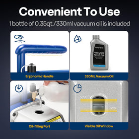 VIVOHOME bottom drain valve close-up for fast, clean oil changes