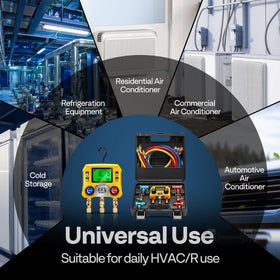 VIVOHOME self-sealing can taps for safe refrigerant charging