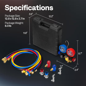 VIVOHOME carrying case open with organized tools for easy transport