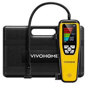 VIVOHOME front panel display showing alarms and sensitivity for fast diagnostics