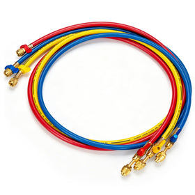 VIVOHOME front view showing full 3-hose kit and color-coded labels for quick identification