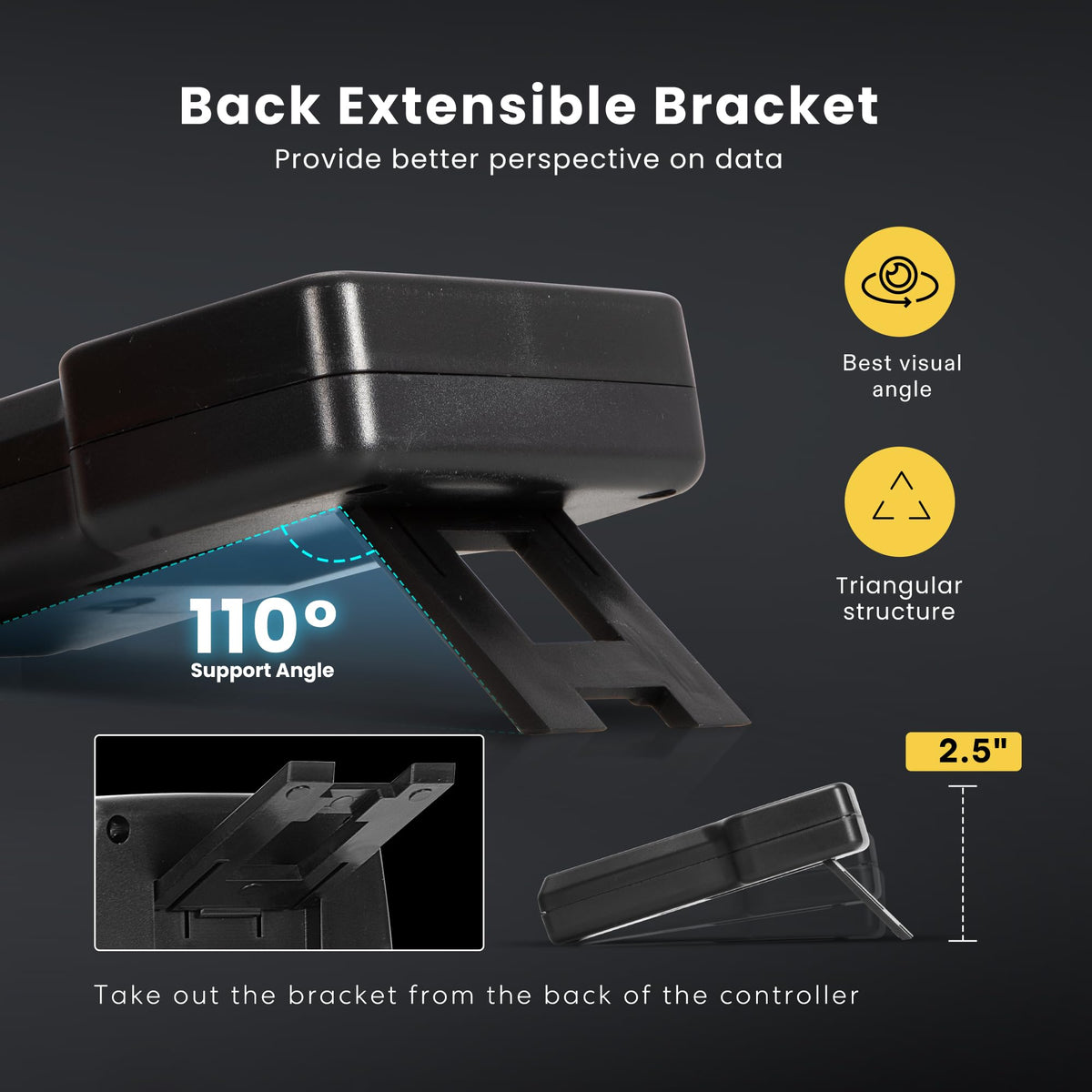 VIVOHOME open hard carrying case protecting scale for convenient transport