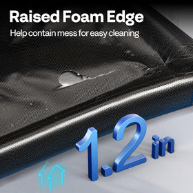 VIVOHOME mat beneath parked car catching drips and road grime promptly