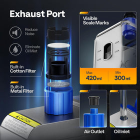 VIVOHOME oil view window visible for quick fluid level monitoring benefit