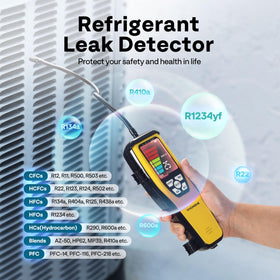 VIVOHOME probe inserted into tight HVAC space reaching hidden leak areas