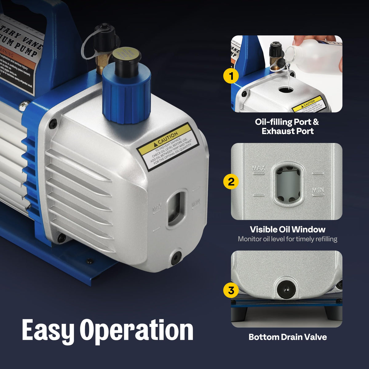 VIVOHOME exhaust filter detail reducing oil mist and improving workplace cleanliness