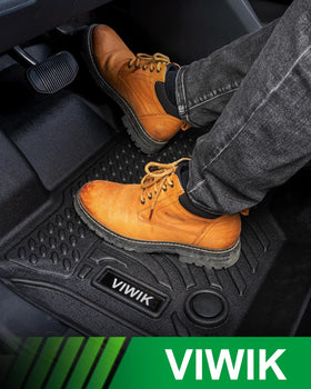 VIWIK size scale comparison with measuring tape showing exact floor fit