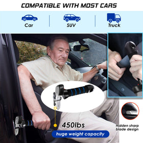 Vizava car door assist installed in vehicle offering stable exit support