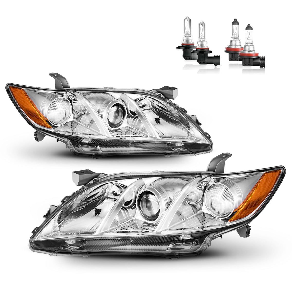 Vizotae front assembly view showing exact OEM fit and improved visibility