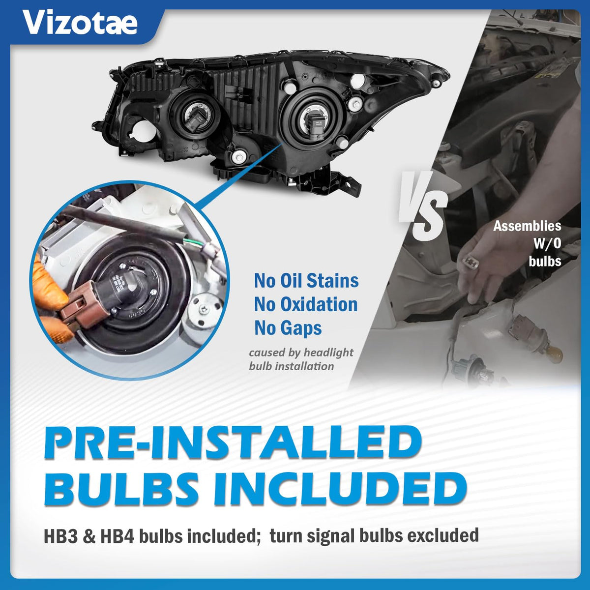 Vizotae mounted on Accord front demonstrating direct-fit installation benefit