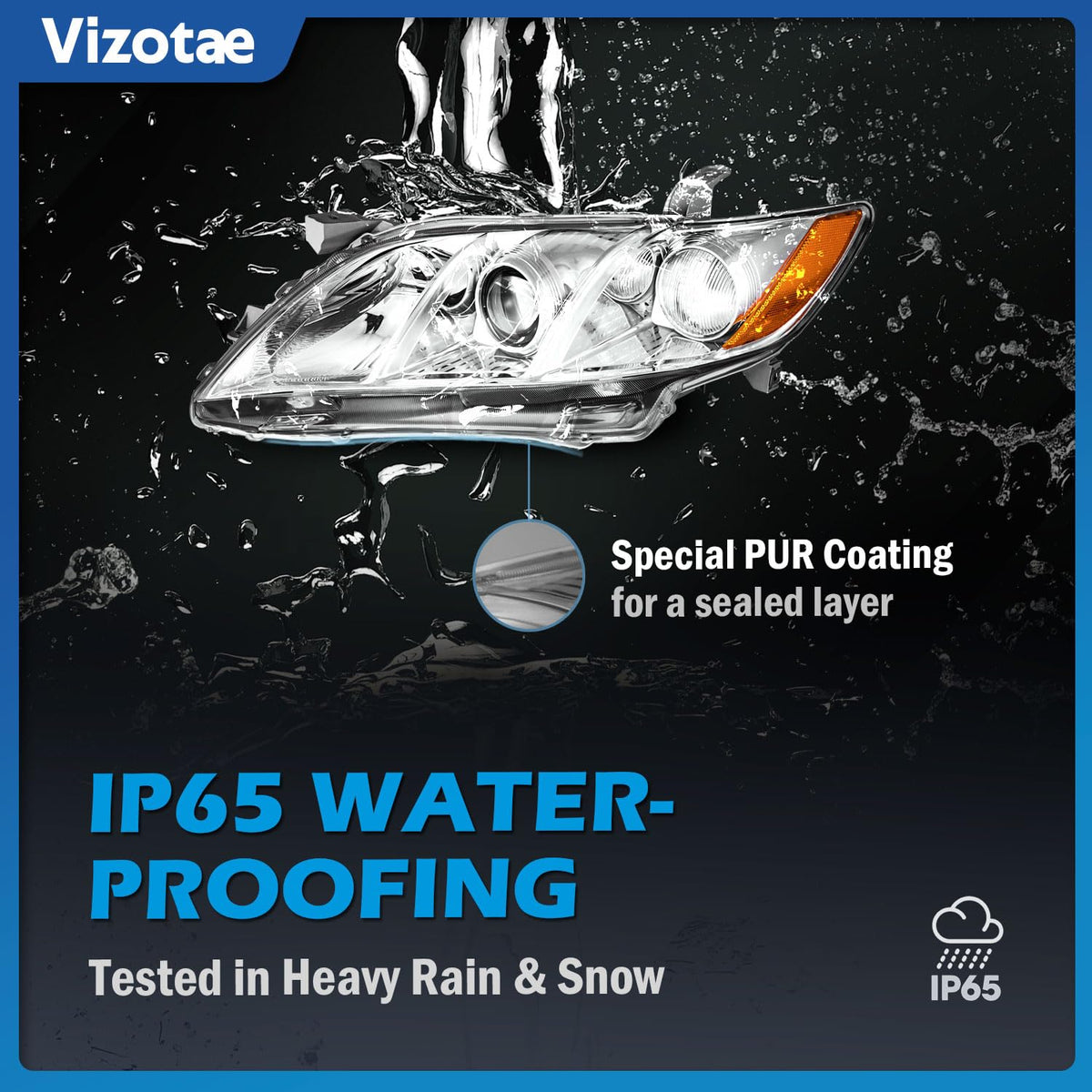 Vizotae sealed seam with PUR adhesive for waterproof durability