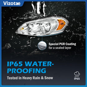 Vizotae mounting and connector detail for easy installation benefit